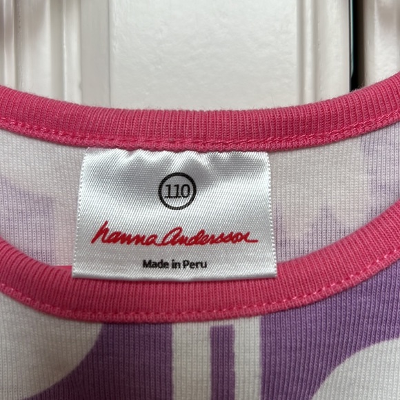 Girls Hanna Anderson dress size 5. 100% soft cotton, like new. - Picture 2 of 3